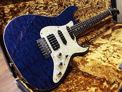 Don Grosh Bent Top Custom Trans Blue