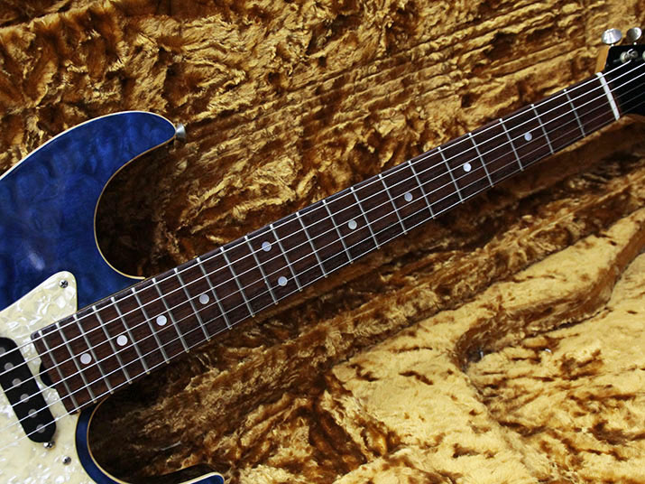 Don Grosh Bent Top Custom Trans Blue 5