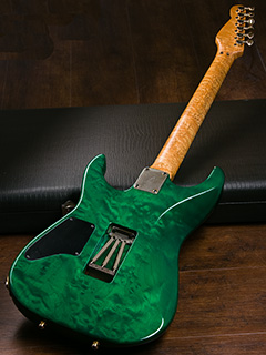Tom Anderson Grand AM 1P Quilt Body&Birdseye Neck Translucent Green  全体裏面 サムネイル