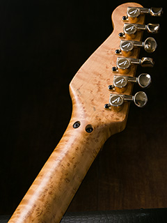 Tom Anderson Grand AM 1P Quilt Body&Birdseye Neck Translucent Green  ヘッド裏面 サムネイル