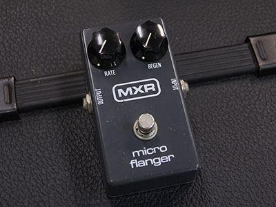 MXR Micro Flanger 80's Block Logo Back