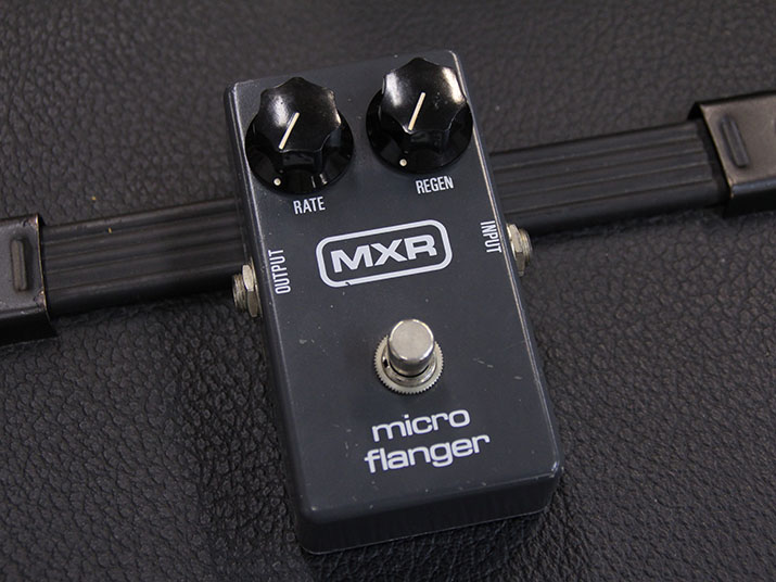 MXR Micro Flanger 80's Block Logo Back 1