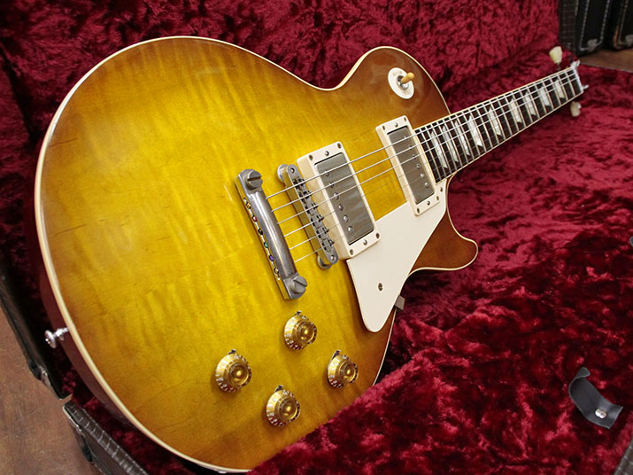 Gibson Custom Shop Historic Collection 1958 Les Paul Standard Reissue Figured  VOS Sunrise Teaburst 1