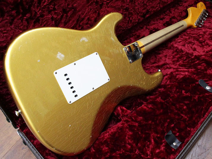 Fender Custom Shop Master Built 1966 Stratocaster Closet Classic Aztec Gold by Todd Krause 4