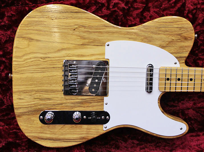 SONIX Custom Craft Guitar Telecaster Type Ash Natural 2