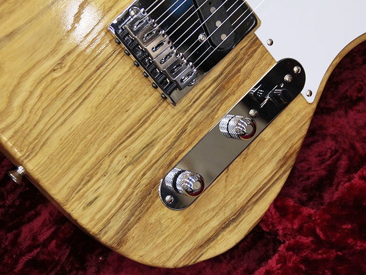 SONIX Custom Craft Guitar Telecaster Type Ash Natural 5