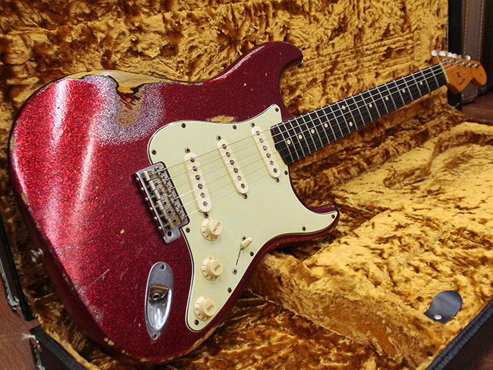 Fender Custom Shop Master Built 1960 Stratcaster Relic Red Sparkle by Jason Smith 1