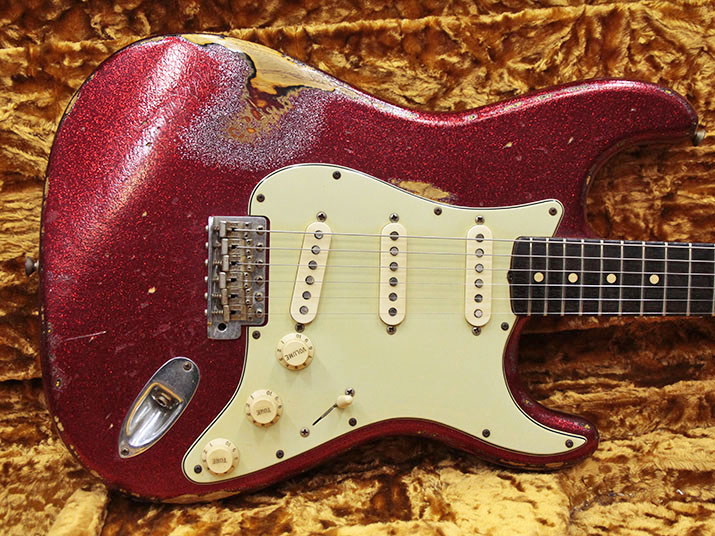 Fender Custom Shop Master Built 1960 Stratcaster Relic Red Sparkle by Jason Smith 2
