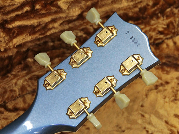 Gibson Custom Shop Les Paul Custom 3-Pickup Pelham Blue Ebony Fingerboard 7