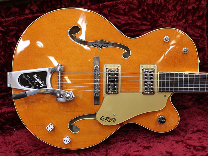 Gretsch G6120SSLVO Brian Setzer Nashville Vintage Orange Lacquer 2