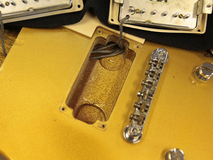 Gibson Les Paul Deluxe '73 Gold Top Original Humbucker 8
