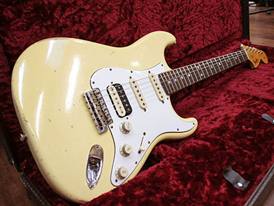 Fender Custom Shop Master Built 1966 Stratocaster Relic Vintage White by Todd Krause