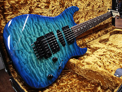 Sadowsky TYO Modern Edge Strat Aqua Burst