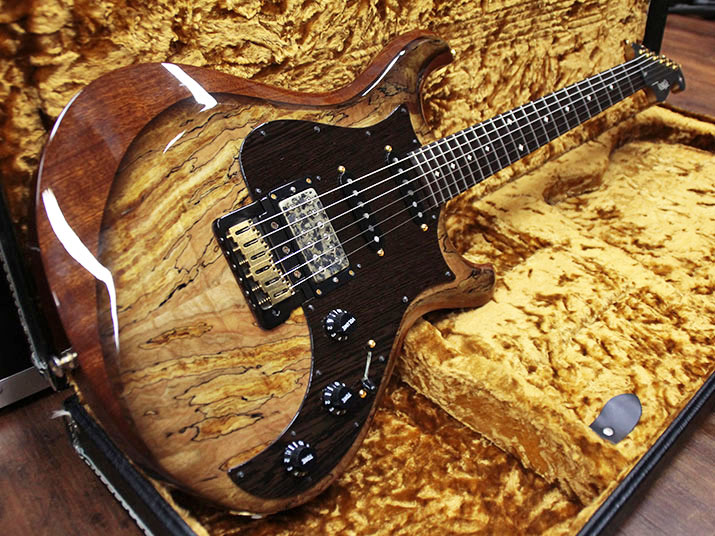 Knaggs Guitars Severn Tier 2 Trembuck HSS Natural Spalted Maple 1