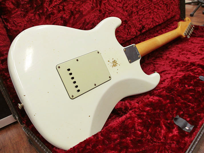 Fender Custom Shop 1960 Stratocaster Relic Vintage Olympic White 3