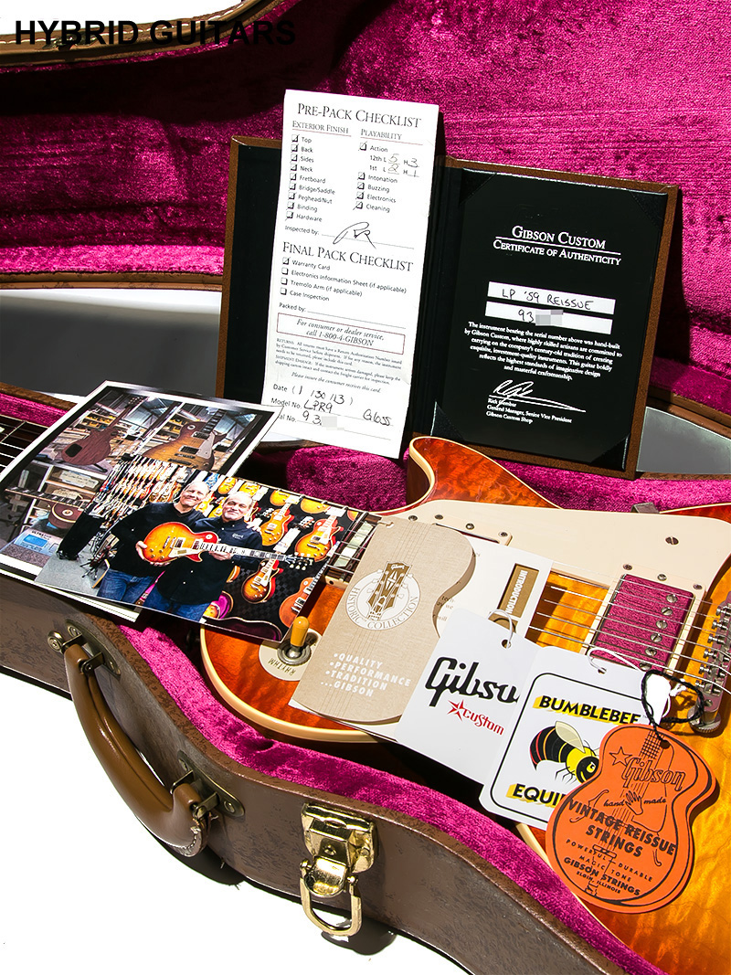Gibson Custom Shop Historic Collection 1959 Les Paul Standard Reissue Gloss 2013 13