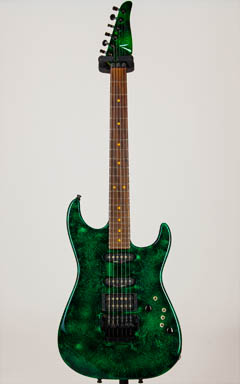 Tom Anderson Pro Am Green & Black Bowling Ball 全体正面 サムネイル