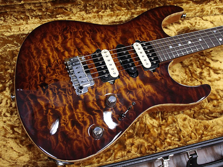 Suhr Modern Carve Top Bengal Burst Brazilian Fingerboard 2