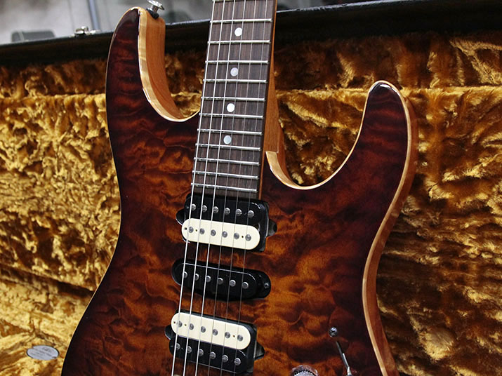 Suhr Modern Carve Top Bengal Burst Brazilian Fingerboard 3