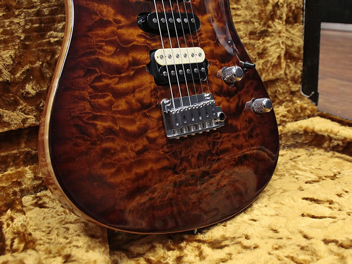 Suhr Modern Carve Top Bengal Burst Brazilian Fingerboard 4