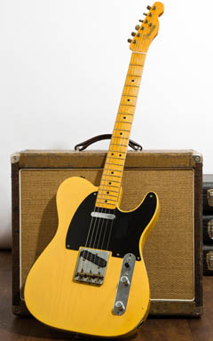 Fender Custom Shop 1951 Nocaster Relic Butterscotch Blonde 2009 全体正面 サムネイル