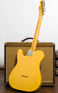 Fender Custom Shop 1951 Nocaster Relic Butterscotch Blonde 2009 全体裏面 サムネイル