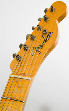 Fender Custom Shop 1951 Nocaster Relic Butterscotch Blonde 2009 ヘッド正面 サムネイル