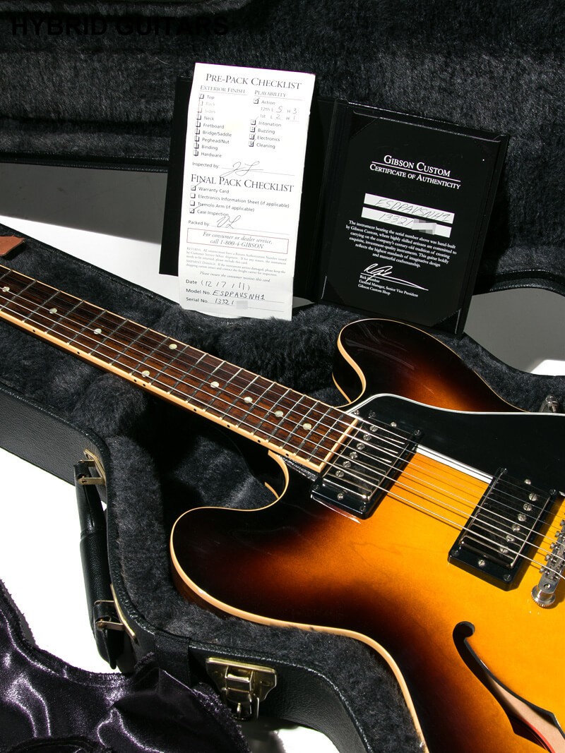 Gibson Custom Shop ES-335 Dot Reissue Vintage Sunburst 14