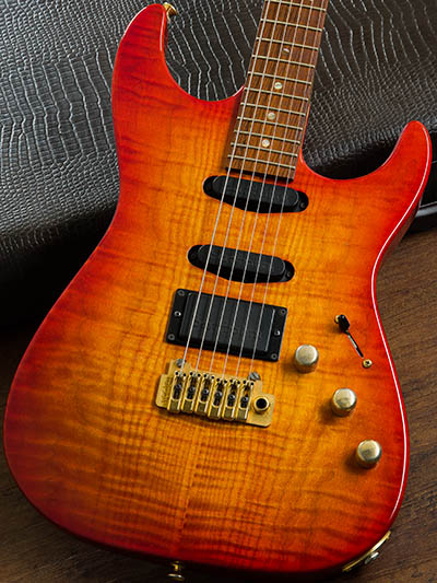 moon Stratocaster Birdseye Neck Warmoth
