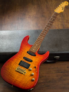 moon Stratocaster Birdseye Neck Warmoth 全体正面 サムネイル