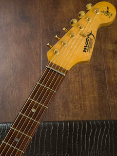 moon Stratocaster Birdseye Neck Warmoth ヘッド正面 サムネイル