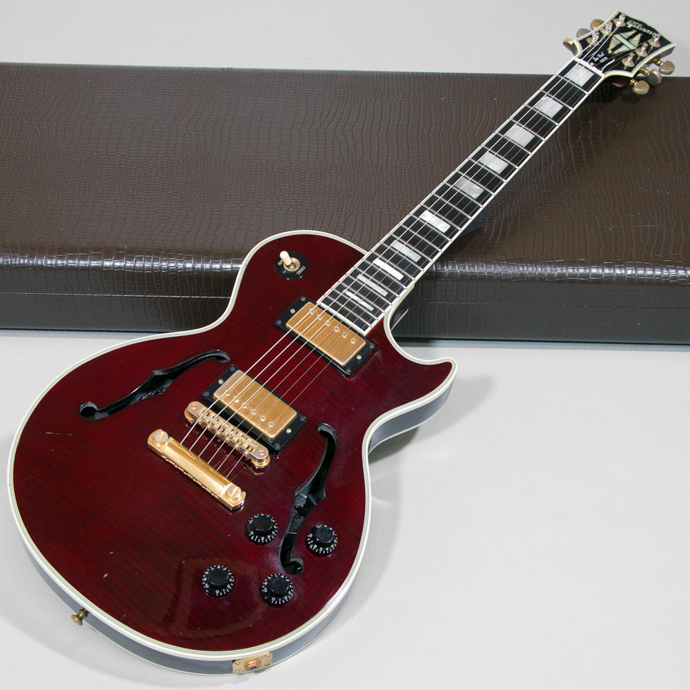 Gibson Custom Shop Les Paul Custom Florentine Wine Red 1996 1