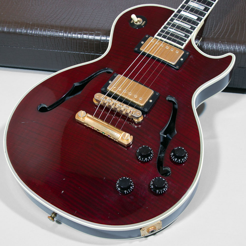 Gibson Custom Shop Les Paul Custom Florentine Wine Red 1996 3