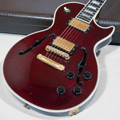 Gibson Custom Shop Les Paul Custom Florentine Wine Red 1996 ボディー正面 サムネイル