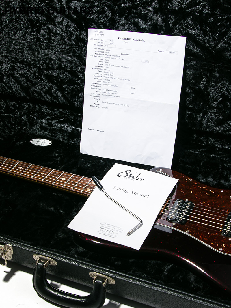 Suhr Classic Black Cherry Metallic 2005 9