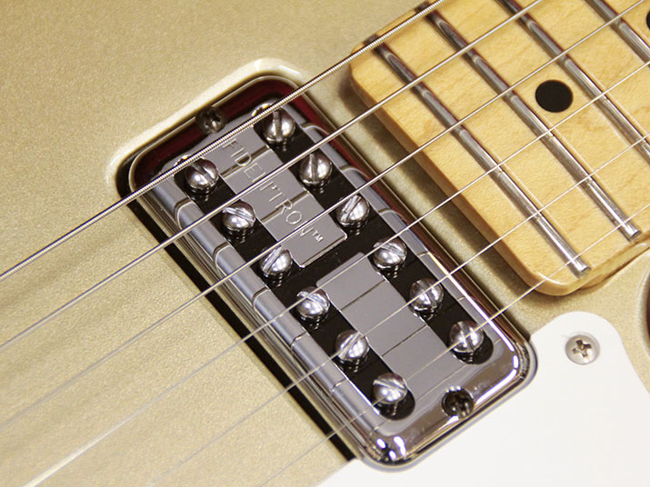 Fender Mexico Cabronita Telecaster Thinline Shoreline Gold 2