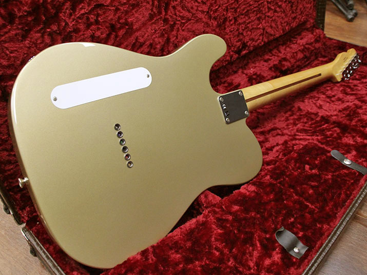 Fender Mexico Cabronita Telecaster Thinline Shoreline Gold 3