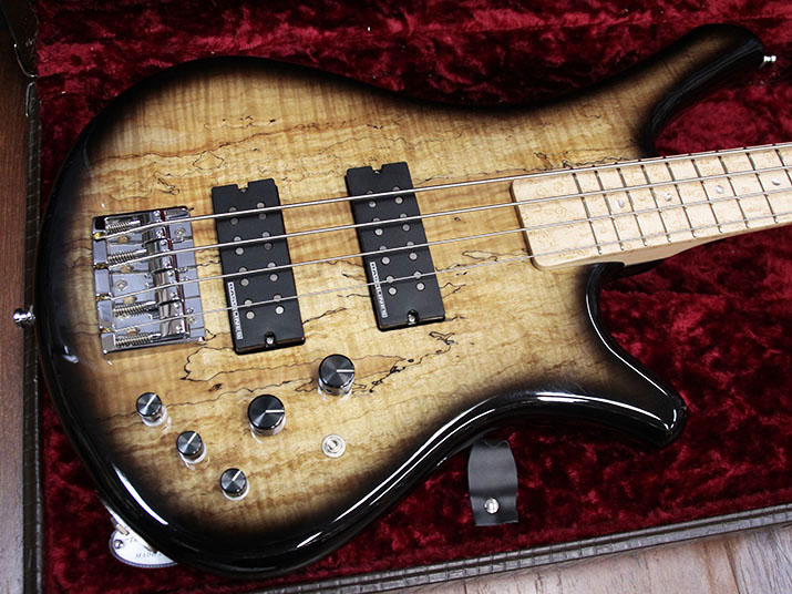 ESP Custom Order Bass WS Type Spalted Flame Maple 2