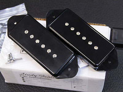 Lindy Fralin P-90 Dogear Set Black