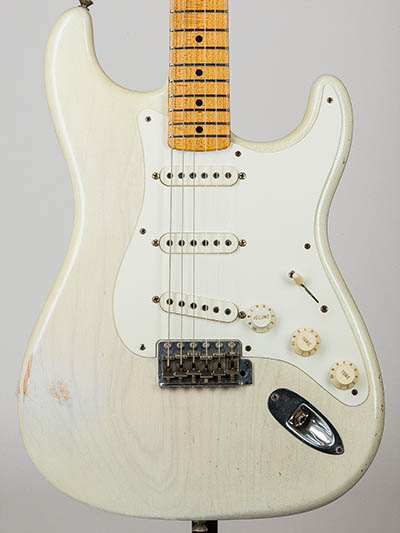 Fender Custom Shop Master Built 1955 Stratocaster Relic by Greg Fesler White Blonde 2011