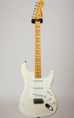 Fender Custom Shop Master Built 1955 Stratocaster Relic by Greg Fesler White Blonde 2011 全体正面 サムネイル