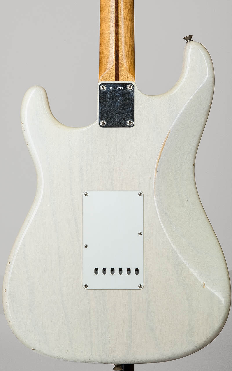 Fender Custom Shop Master Built 1955 Stratocaster Relic by Greg Fesler White Blonde 2011 4