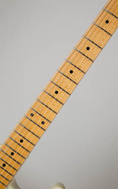 Fender Custom Shop Master Built 1955 Stratocaster Relic by Greg Fesler White Blonde 2011 指板 サムネイル