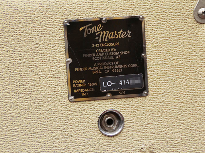 Fender Custom Shop Tone Master Stack Set 8