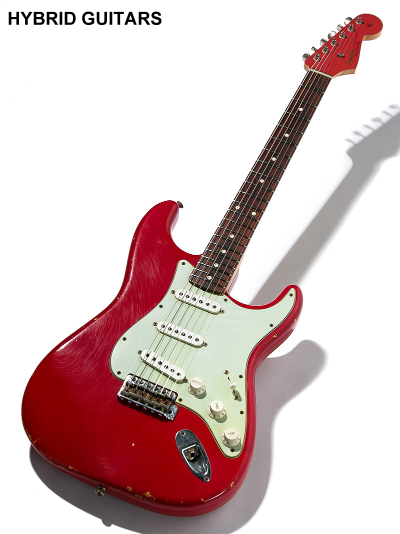 Fender Custom Shop 1960 Stratocaster Relic Dakota Red Matching Head 1