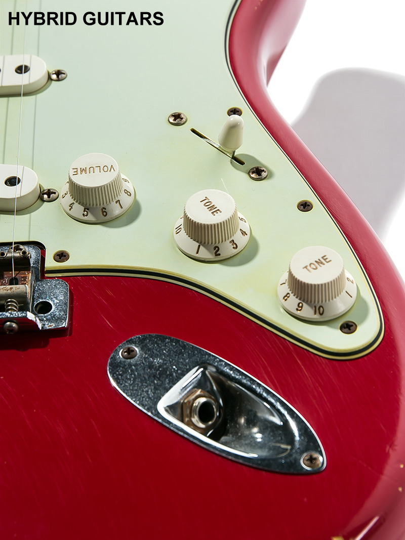 Fender Custom Shop 1960 Stratocaster Relic Dakota Red Matching Head 10