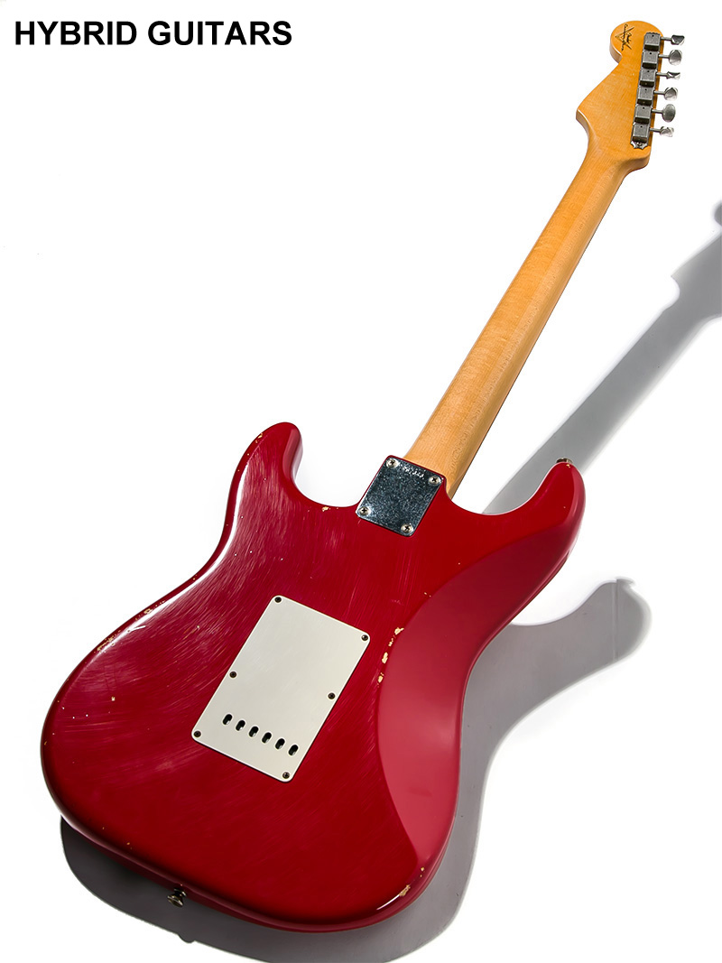 Fender Custom Shop 1960 Stratocaster Relic Dakota Red Matching Head 2