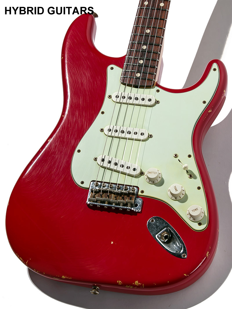 Fender Custom Shop 1960 Stratocaster Relic Dakota Red Matching Head 3