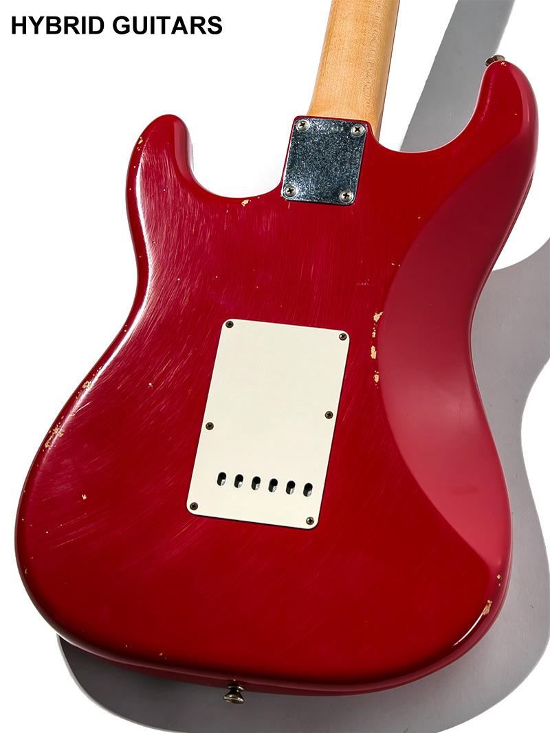 Fender Custom Shop 1960 Stratocaster Relic Dakota Red Matching Head 4