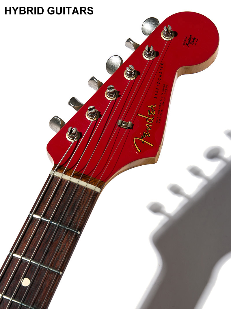 Fender Custom Shop 1960 Stratocaster Relic Dakota Red Matching Head 5